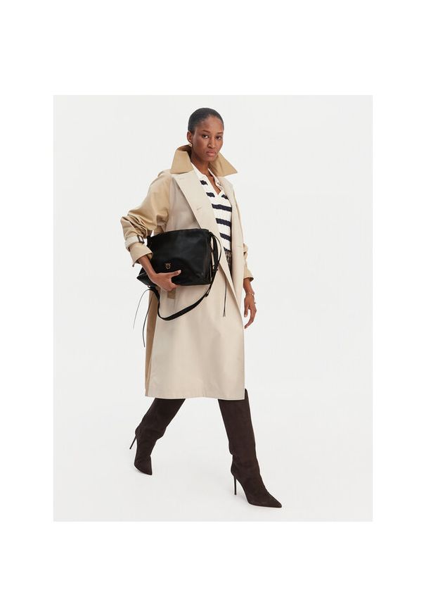 Pinko - Torebka PINKO. Kolor: czarny