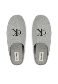 Calvin Klein Kapcie Home Slipper Mule HM0HM01931 Szary. Kolor: szary. Materiał: materiał #2