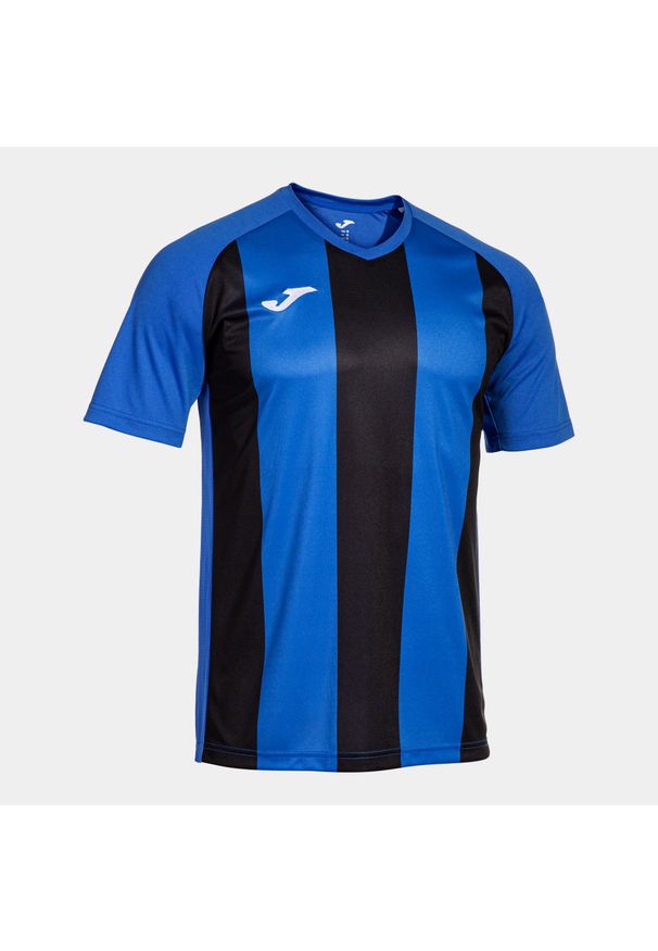 T-shirt męski Joma Inter IV – Royal/Czarny, M. Kolor: wielokolorowy, niebieski, czarny. Sport: piłka nożna