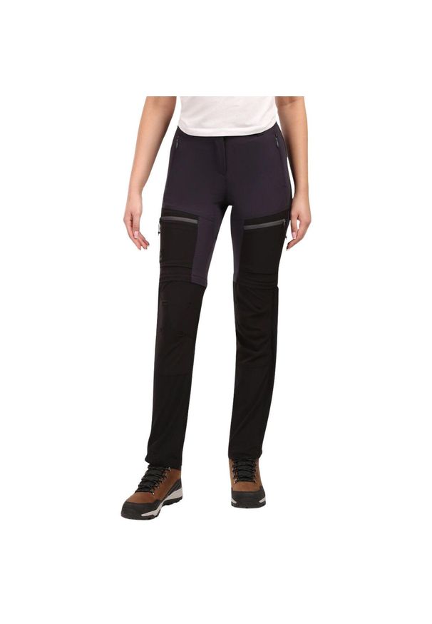 Damskie spodnie 2 w 1 Kilpi Hosio. Kolor: czarny. Materiał: nylon. Sezon: lato. Sport: turystyka piesza