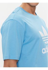 Adidas - adidas T-Shirt adicolor Trefoil IR7980 Niebieski Regular Fit. Kolor: niebieski. Materiał: bawełna #5