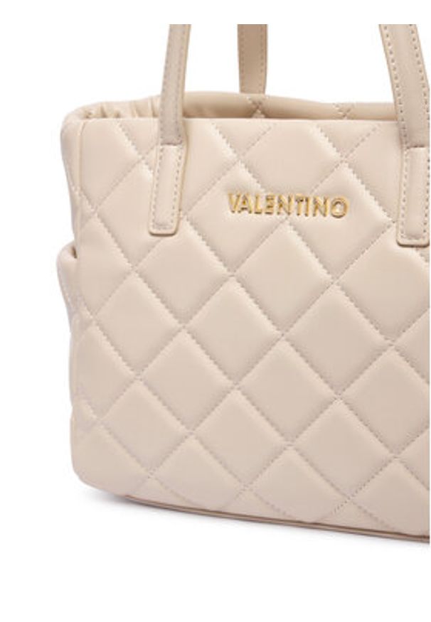 VALENTINO - Valentino Torebka Ocarina VBS3KK36R Écru. Kolor: kremowy. Materiał: skórzane