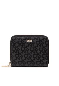 DKNY Duży Portfel Damski Bryant Sm Zip Aroun R831J656 Czarny. Kolor: czarny. Materiał: skóra #1