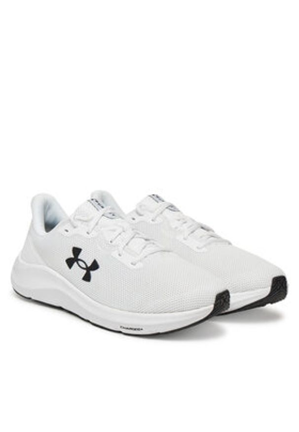 Under Armour Buty do biegania Ua Charged Pursuit 4 3028254 Biały. Kolor: biały. Materiał: materiał