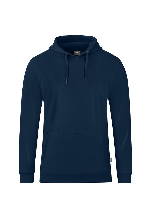 Bluza z kapturem Jako Organic. Okazja: do pracy, na co dzień. Typ kołnierza: kaptur. Kolor: niebieski. Styl: casual