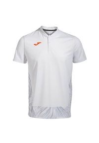 Koszulka treningowa męska Joma Challenge. Typ kołnierza: polo. Kolor: biały. Materiał: poliester. Sport: tenis