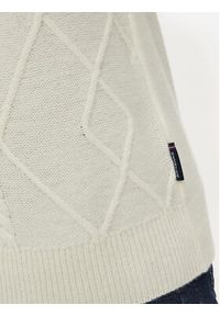 Hechter Paris Golf 65019 142814 Écru Regular Fit. Typ kołnierza: golf. Materiał: wełna #2