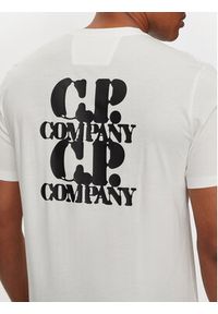 C.P. Company T-Shirt 16CMTS137A005100W Biały Regular Fit. Kolor: biały. Materiał: bawełna #5