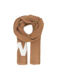 Szal Weekend Max Mara Bardies 2357460434650 Camel 003. Kolor: brązowy. Materiał: materiał #1