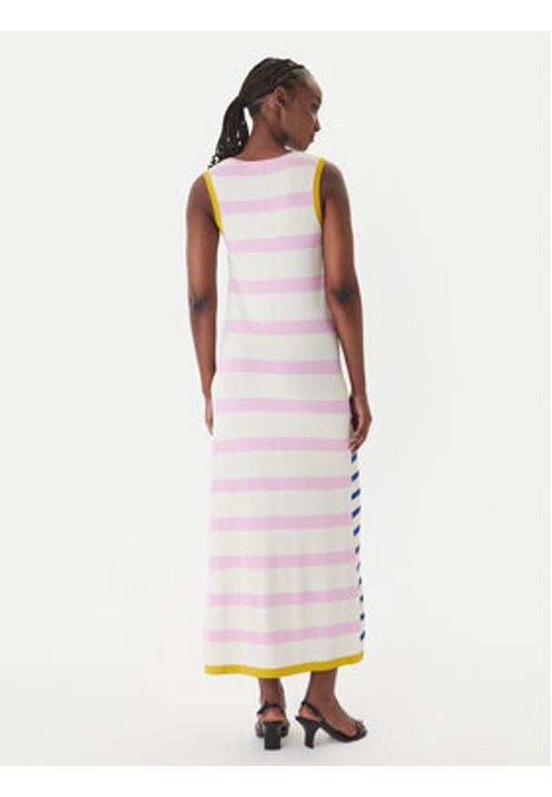 LOLA CASADEMUNT Sukienka dzianinowa LS2616157 Kolorowy Regular Fit. Materiał: syntetyk. Wzór: kolorowy