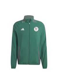 Adidas - Kurtka prezentacyjna Algérie Presentation 2024. Kolor: zielony. Sport: piłka nożna #1