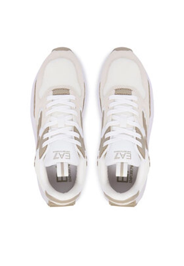 EA7 Emporio Armani Sneakersy 7X000657 AF23110 MZ698 Beżowy. Kolor: beżowy. Materiał: materiał