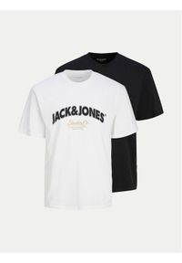 Jack & Jones Komplet t-shirtów Bronx 12271571 Czarny Relaxed Fit. Kolor: czarny. Materiał: bawełna #1