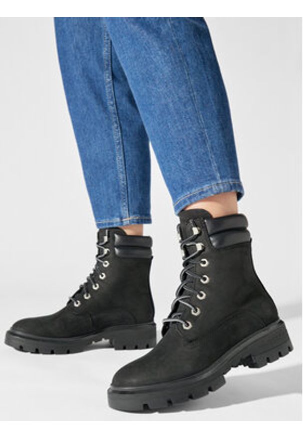 Timberland Trapery Cortina Valley TB0A5NBY0151 Czarny. Kolor: czarny. Materiał: nubuk, skóra