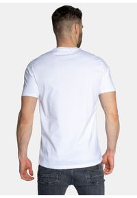 Koszulka męska biała Armani Exchange 3LZTAB ZJ8TZ 1100. Kolor: biały #3