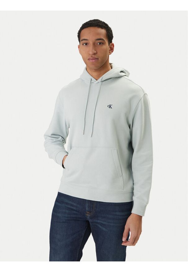 Calvin Klein Jeans Bluza LV04RC297G Zielony Regular Fit. Kolor: zielony. Materiał: bawełna