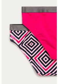 Calvin Klein Underwear - Figi dziecięce (2-pack). Kolor: wielokolorowy. Materiał: bawełna, materiał, dzianina, poliamid, elastan, poliester #3