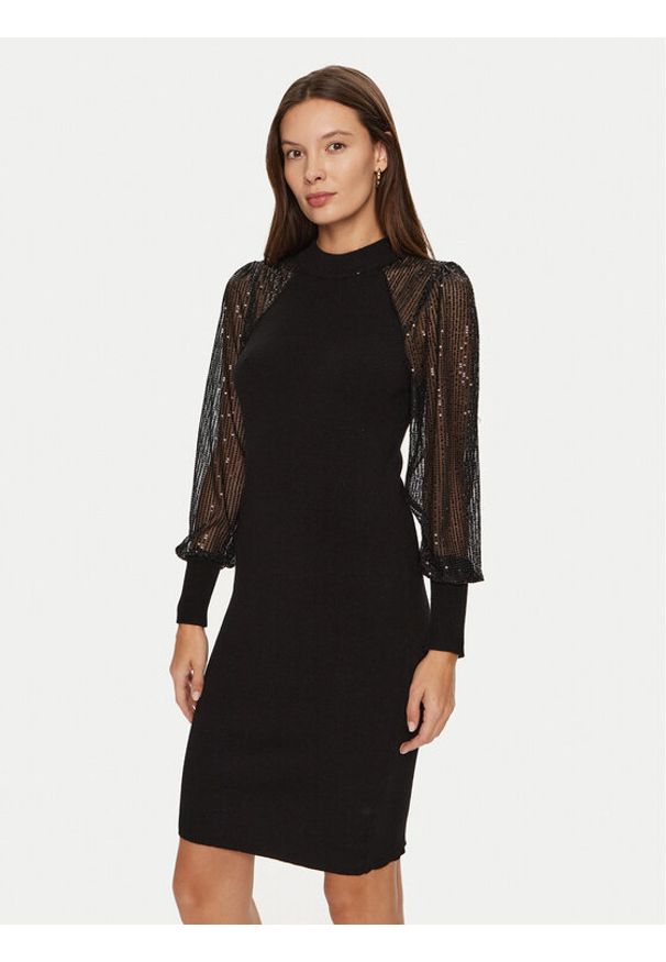 only - ONLY Sukienka koktajlowa Naja 15332096 Czarny Slim Fit. Kolor: czarny. Materiał: wiskoza, syntetyk. Styl: wizytowy