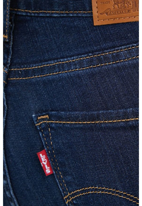 Levi's® - Levi's Jeansy 724 damskie high waist. Okazja: na spotkanie biznesowe. Stan: podwyższony. Kolor: niebieski. Styl: biznesowy