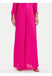 Lola Casademunt by Maite Spodnie materiałowe MS2414004 Różowy Relaxed Fit. Kolor: różowy. Materiał: syntetyk