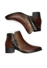 Remonte Botki R5172-23 Brązowy. Kolor: brązowy. Materiał: skóra #6