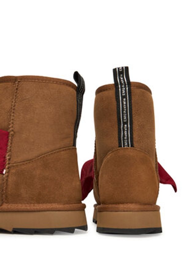 EMU Australia Śniegowce Sharky Mini Bandana W13199 Brązowy. Kolor: brązowy. Materiał: skóra