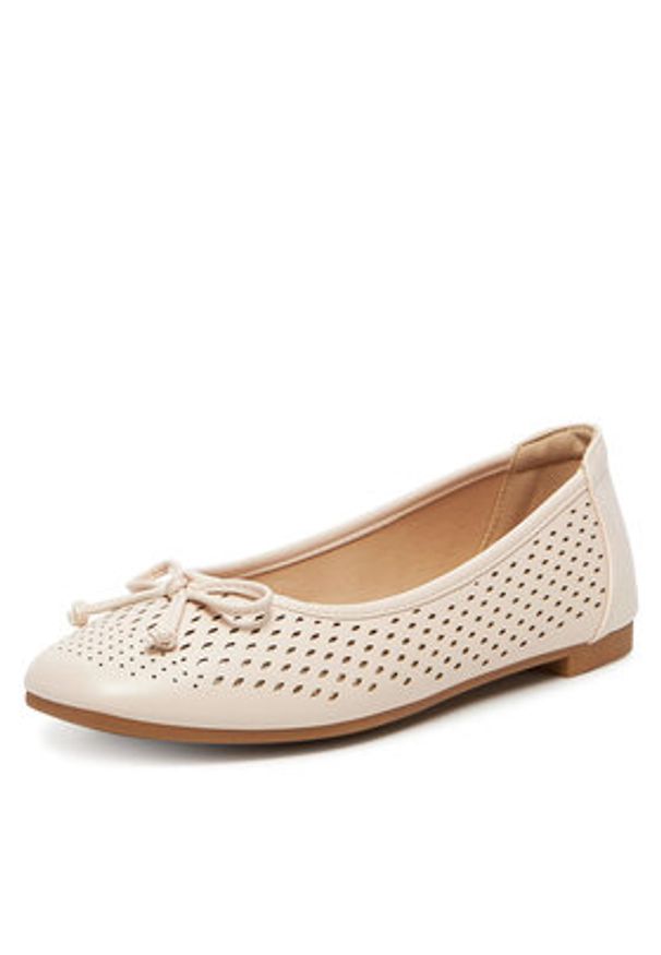 Clara Barson Baleriny WFA3602-3 Beżowy. Kolor: beżowy. Materiał: syntetyk, materiał