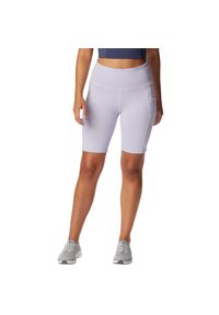 columbia - Spodenki sportowe damskie Columbia Windgates Half Tight. Kolor: wielokolorowy, fioletowy. Materiał: poliester, elastan