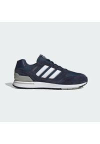 Adidas - Buty Run 80s. Kolor: szary, niebieski, wielokolorowy, biały. Styl: retro. Sport: bieganie