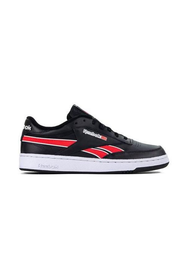 Buty do chodzenia męskie Reebok Club C Revenge MU. Zapięcie: sznurówki. Kolor: czarny. Materiał: materiał, syntetyk. Szerokość cholewki: normalna. Model: Reebok Club. Sport: turystyka piesza