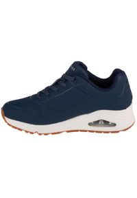 skechers - Buty do chodzenia damskie Skechers Uno-stand On Air. Kolor: wielokolorowy, niebieski. Materiał: materiał, syntetyk. Szerokość cholewki: normalna. Sport: turystyka piesza