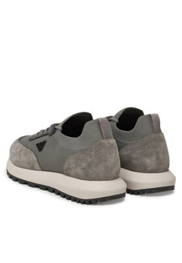 Emporio Armani Sneakersy X4X659 XR105 U558 Szary. Kolor: szary. Materiał: materiał