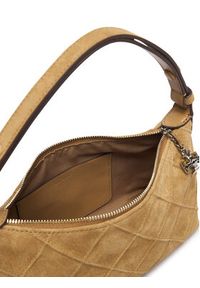 Tory Burch Torebka Fleming Suede Pochette 185797 Kremowy. Kolor: kremowy. Materiał: skórzane #7