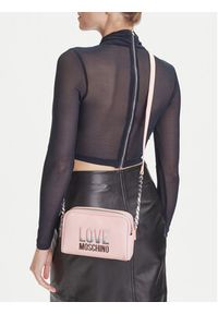 Love Moschino - LOVE MOSCHINO Torebka JC4255PP0MKD0601 Różowy. Kolor: różowy. Materiał: skórzane