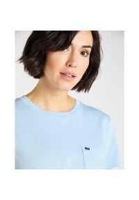 Lee - DAMSKI T-SHIRT LEE GARMENT DYED TEE RELAXED FIT SKY BLUE L40RETNR 112108708 #3
