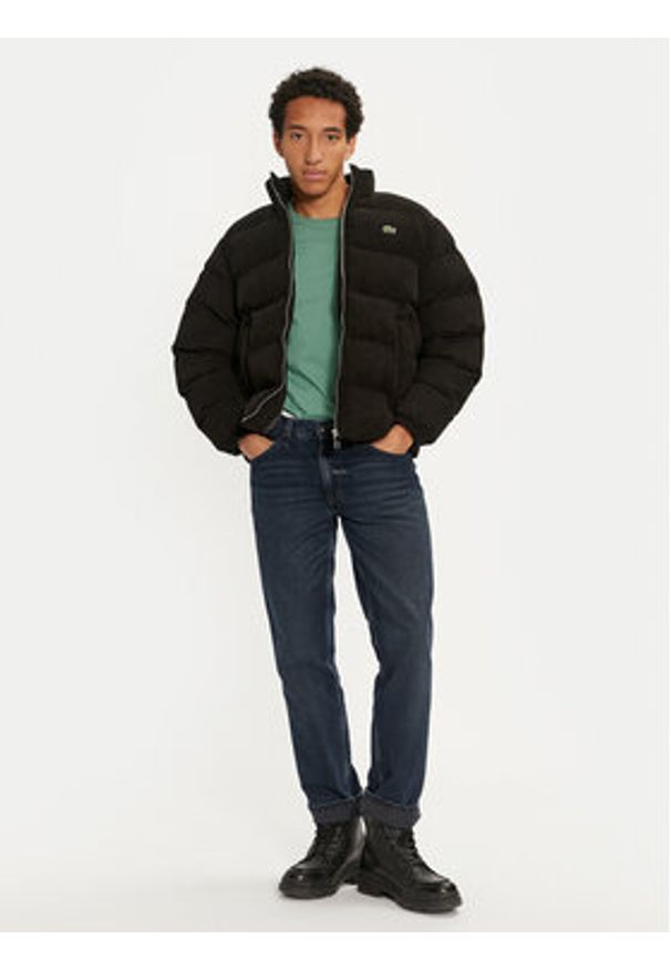 Lacoste Kurtka zimowa BH2890 Czarny Regular Fit. Kolor: czarny. Materiał: syntetyk. Sezon: zima