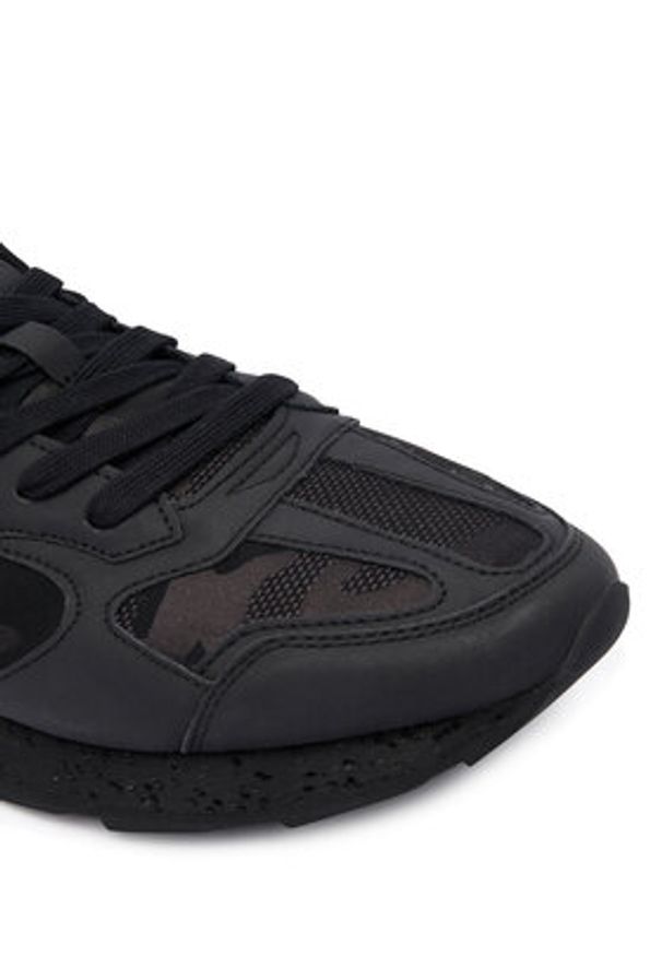 Replay - REPLAY Sneakersy GMS68.000.C0106S Czarny. Kolor: czarny. Materiał: skóra