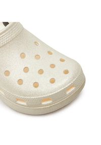 Crocs Klapki Classic Platform Glitter Clog W 207241 Écru. Obcas: na platformie #2