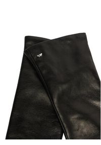 Weekend Max Mara Rękawiczki Damskie Senape 2425566035 Czarny. Kolor: czarny. Materiał: skóra #3
