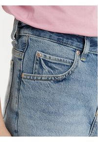Lee Szorty jeansowe Rider 112350142 Niebieski Straight Fit. Kolor: niebieski. Materiał: bawełna, lyocell