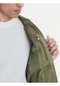 BOSS Kurtka skórzana H-Muller 50543213 Zielony Regular Fit. Kolor: zielony. Materiał: skóra #4
