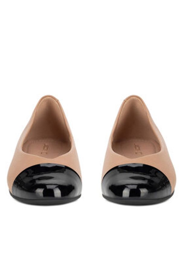 Lasocki Baleriny EST-RUMBA-07 Beżowy. Kolor: beżowy. Materiał: skóra