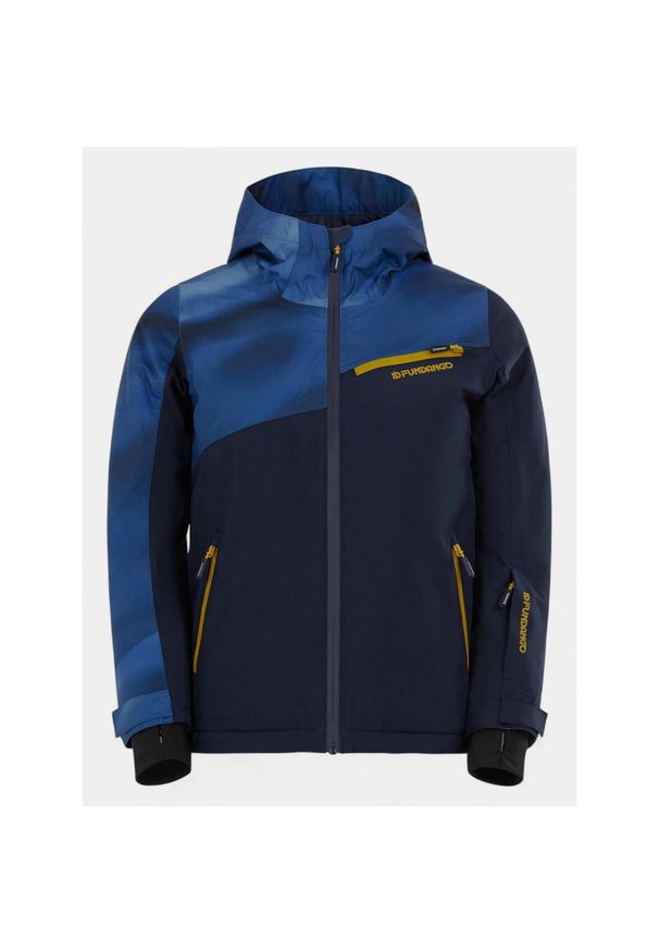 FUNDANGO - Kurtka Narciarska Fundango Nova. Kolor: wielokolorowy, niebieski, żółty. Sezon: zima. Sport: narciarstwo