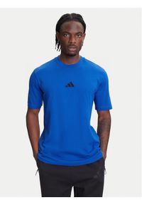 Adidas - adidas T-Shirt Essentials Small Logo JF1094 Niebieski Regular Fit. Kolor: niebieski. Materiał: bawełna #1