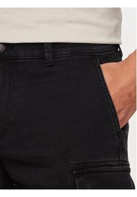 Only & Sons Szorty jeansowe Cam 22030499 Czarny Regular Fit. Kolor: czarny. Materiał: bawełna #4