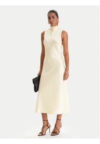 Patrizia Pepe Sukienka koktajlowa 8A1627/A269-Y478 Żółty Regular Fit. Kolor: żółty. Materiał: syntetyk. Styl: wizytowy #2