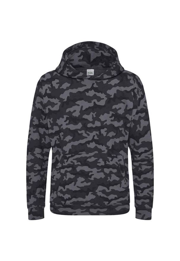 AWDIS - Bluza Z Kapturem Dla Dzieci / Dzieci. Typ kołnierza: kaptur. Kolor: czarny