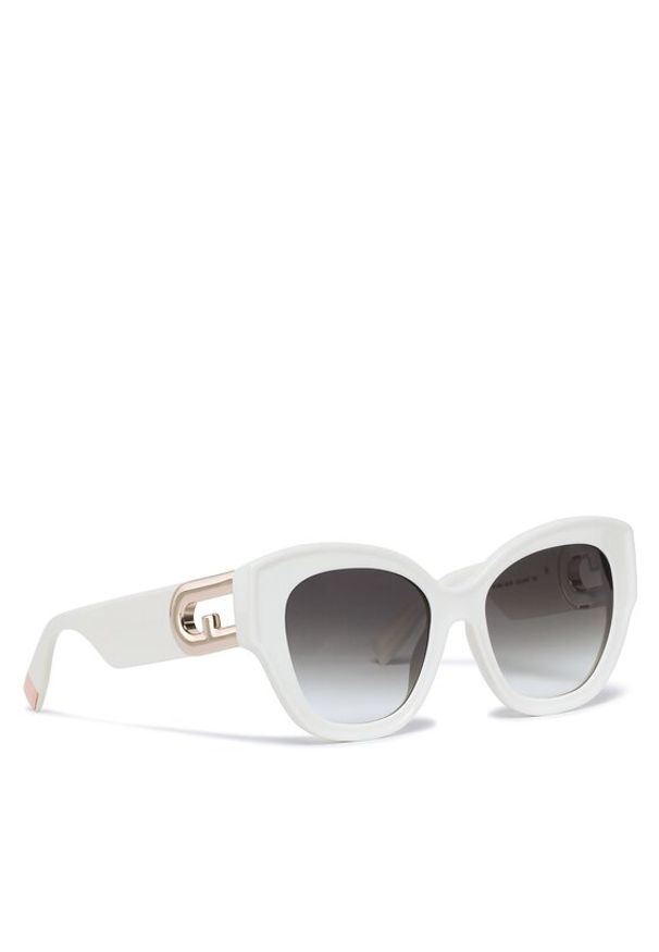Furla Okulary przeciwsłoneczne Sunglasses SFU596 WD00044-A.0116-01B00-4-401-20-CN-D Biały. Kolor: biały