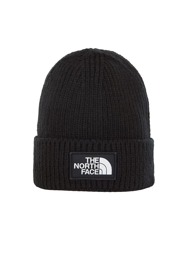 Czapka The North Face Beanie 0A3FJXJK31 - czarna. Kolor: czarny. Materiał: nylon, materiał, elastan, akryl. Wzór: ze splotem. Styl: vintage, klasyczny
