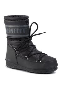 Moon Boot Śniegowce Mid Nylon Wp 24009200001 Czarny. Kolor: czarny. Materiał: materiał, nylon #1